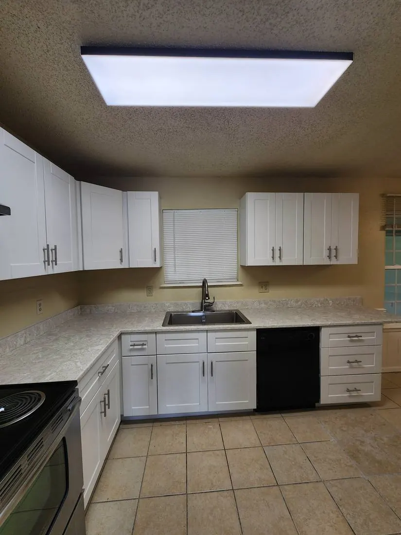 New cabinetry and countertops
