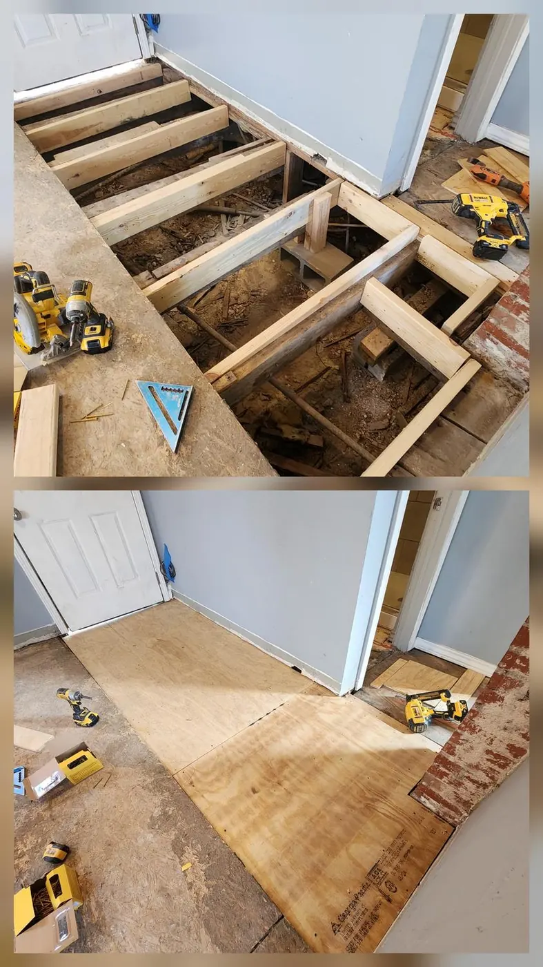 Subfloor and framing repair